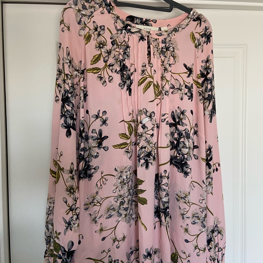 Sejour Floral Pink Blouse